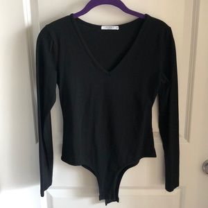 Sunro Black Bodysuit, Size M